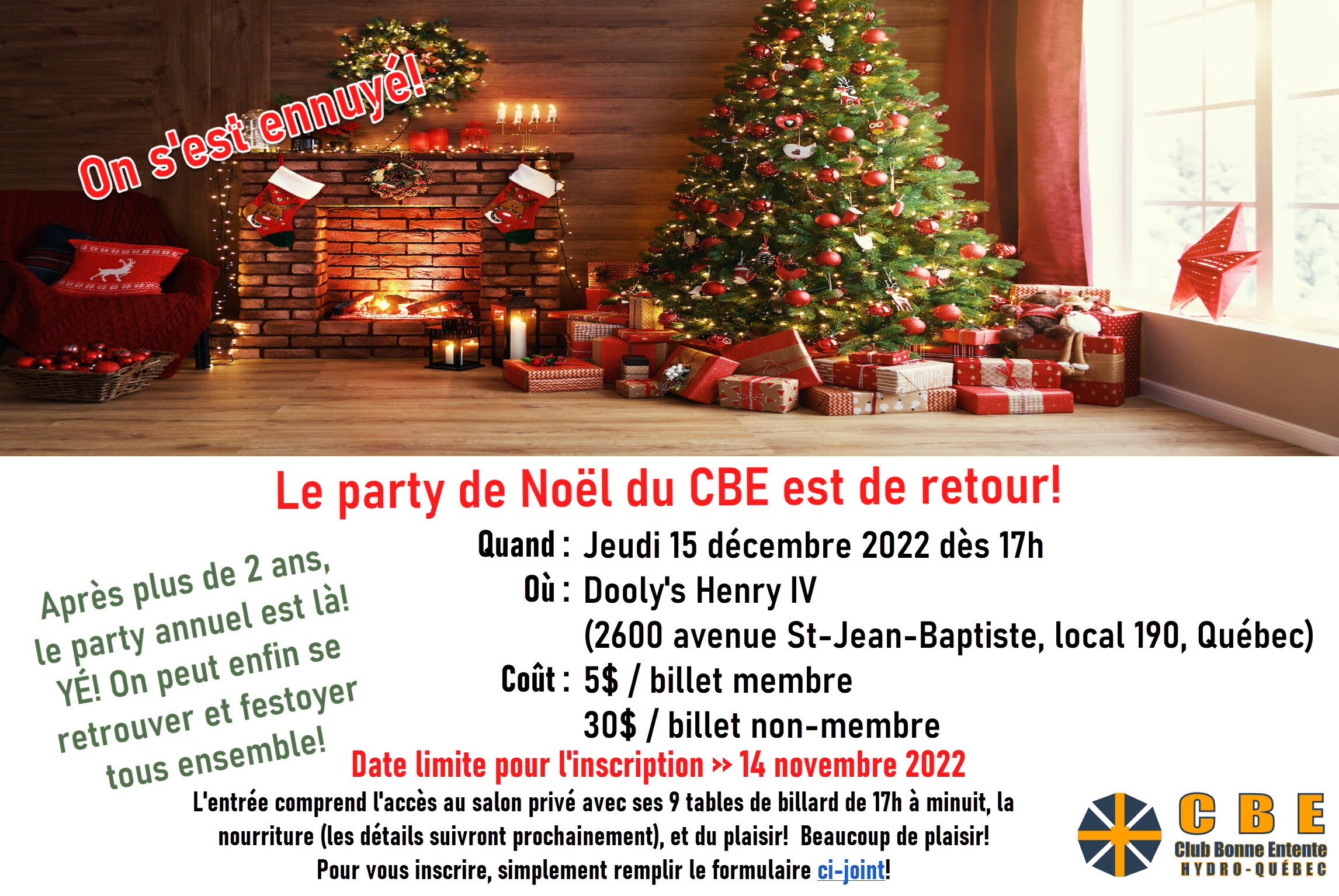 Party de Noël CBE 2022
